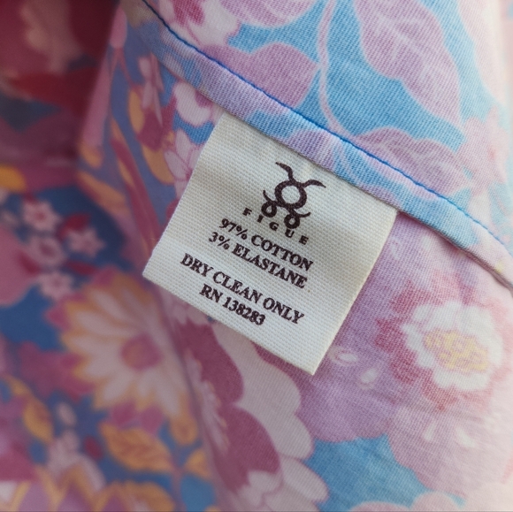 FIGUE Alena Retro Skirt Retro Floral Pink - Picture 13 of 13